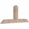 Ekena Millwork Portland Smooth Timber Gable Bracket, Douglas Fir, 60"W x 27"H x 5 1/2"D x 5 1/2"F, 11/12 Pitch GBW060X27X0606POR00SDF - alternate 5